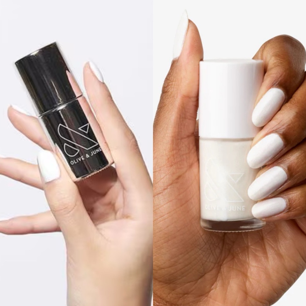 Olive & June Nail Polish- The Topcoat and 
STELLAR LONG LASTING POLISH